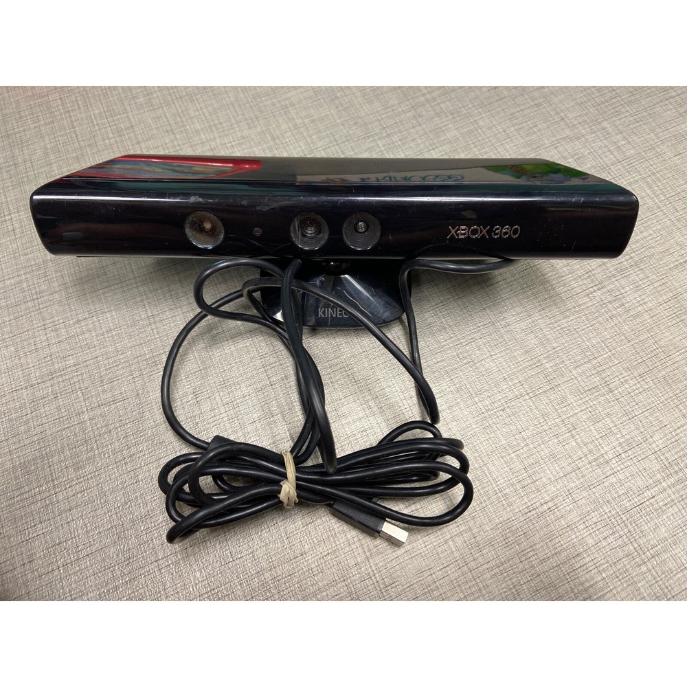 Genuine Microsoft XBOX 360 Kinect Sensor Bar Model‎ 1414 Black Authentic Tested